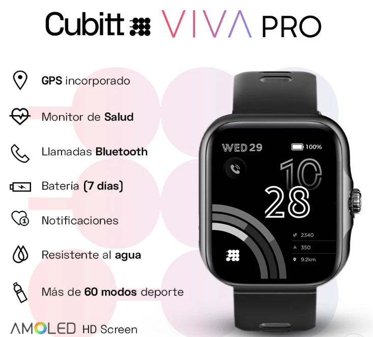 RELOJ CUBITT VIVA PRO