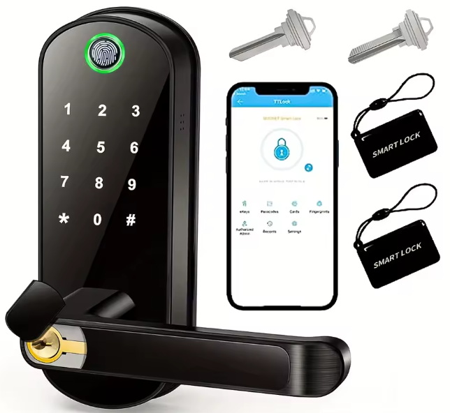 CERRADURA INTELIGENTE WIFI RECTANGULAR RESISTENTE AL AGUA