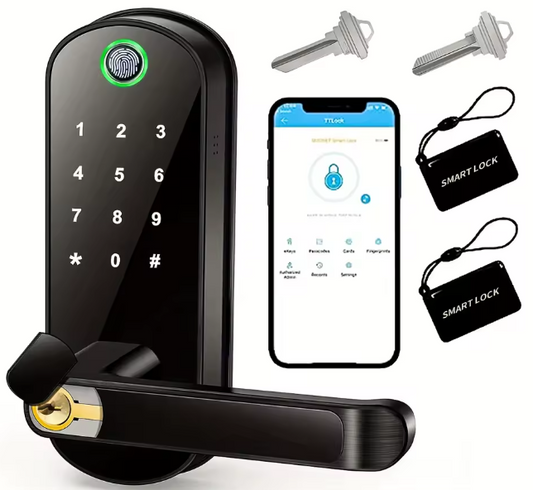 CERRADURA INTELIGENTE WIFI RECTANGULAR RESISTENTE AL AGUA