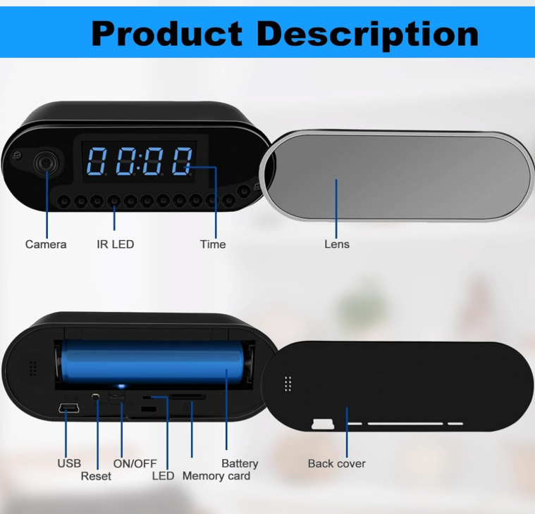RELOJ CON CAMARA HD