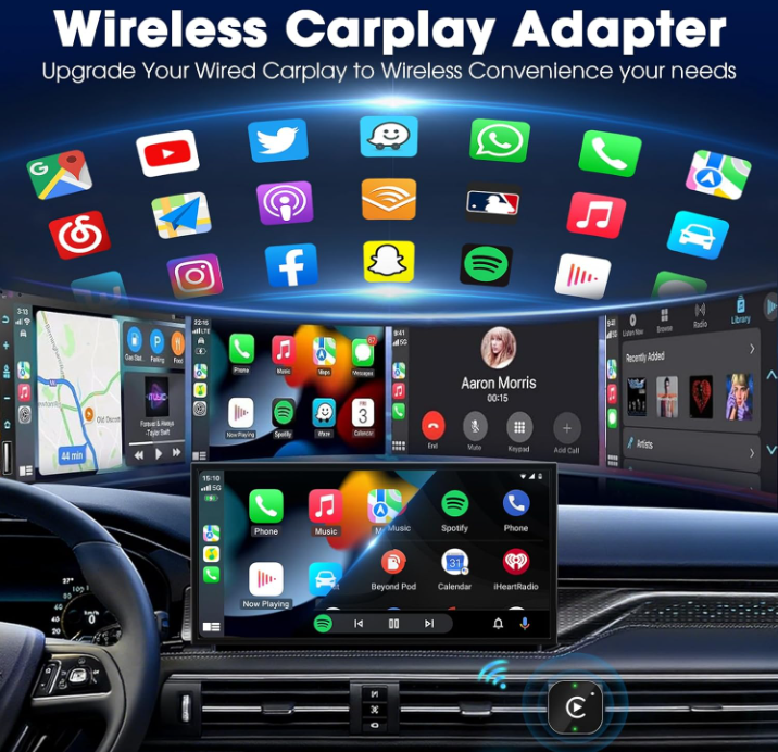 ADAPTADOR INALAMBRICO CARPLAY Y ANDROID