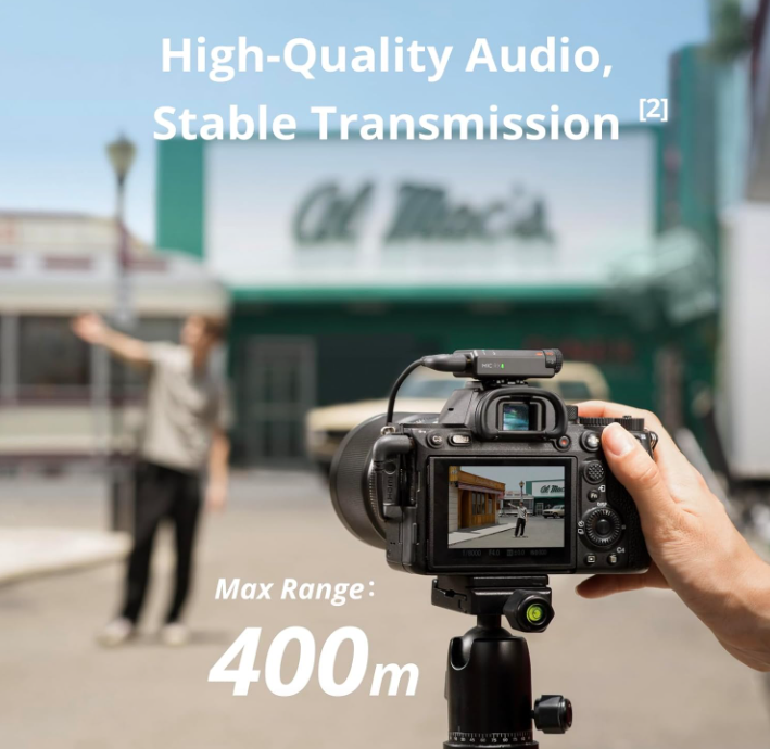 DJI MIC MINI (2 TX + 1 RX + ESTUCHE DE CARGA), MICRÓFONO INALÁMBRICO
