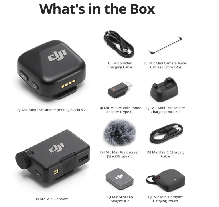 DJI MIC MINI (2 TX + 1 RX)
