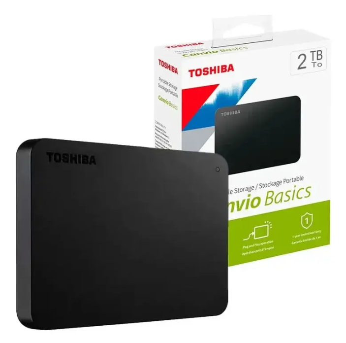 DISCO DURO SOLIDO EXTRAIBLE 2TB TOSHIBA