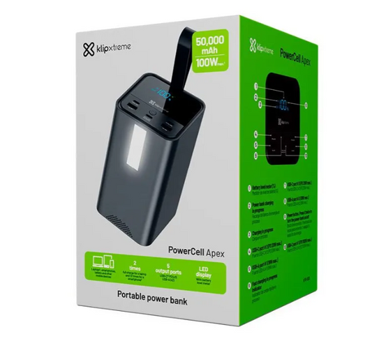 POWER BANK KLIP XTREME 50.000MAH 100W