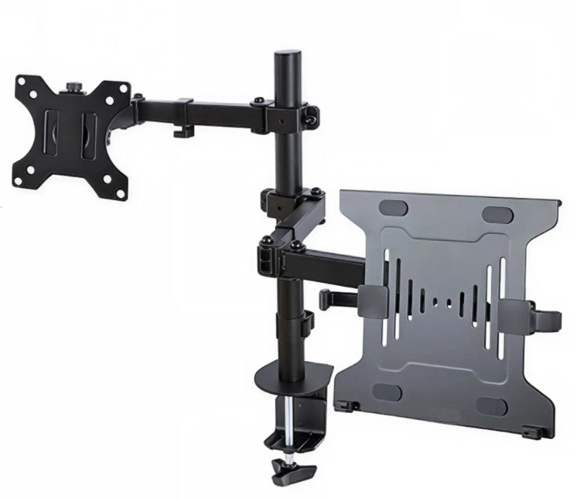 SOPORTE AJUSTABLE ASTRA DE ACERO PARA MONITOR 17"-32" Y LAPTOP HASTA 9KG