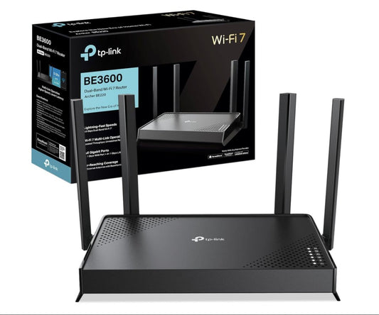 ROUTER TP-LINK ARCHER BE220 WIFI 7 DOBLE BANDA 3.0 GBPS