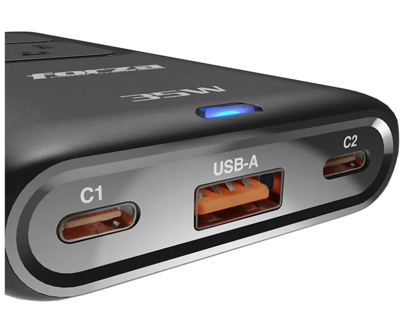 REGLETA FORZA CON CARGADOR RAPIDO 35W