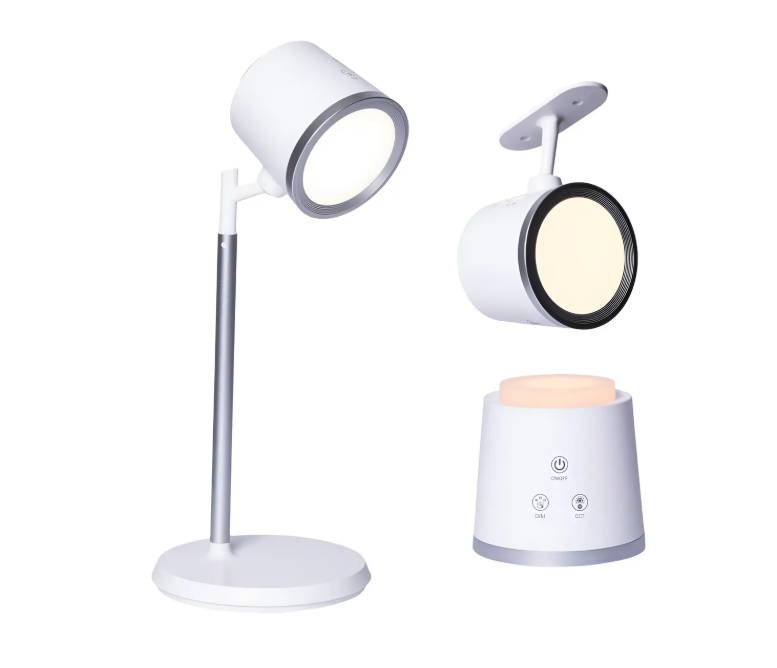 LAMPARA LED RECARABLE PPARA ESCRITORIO BLANCA