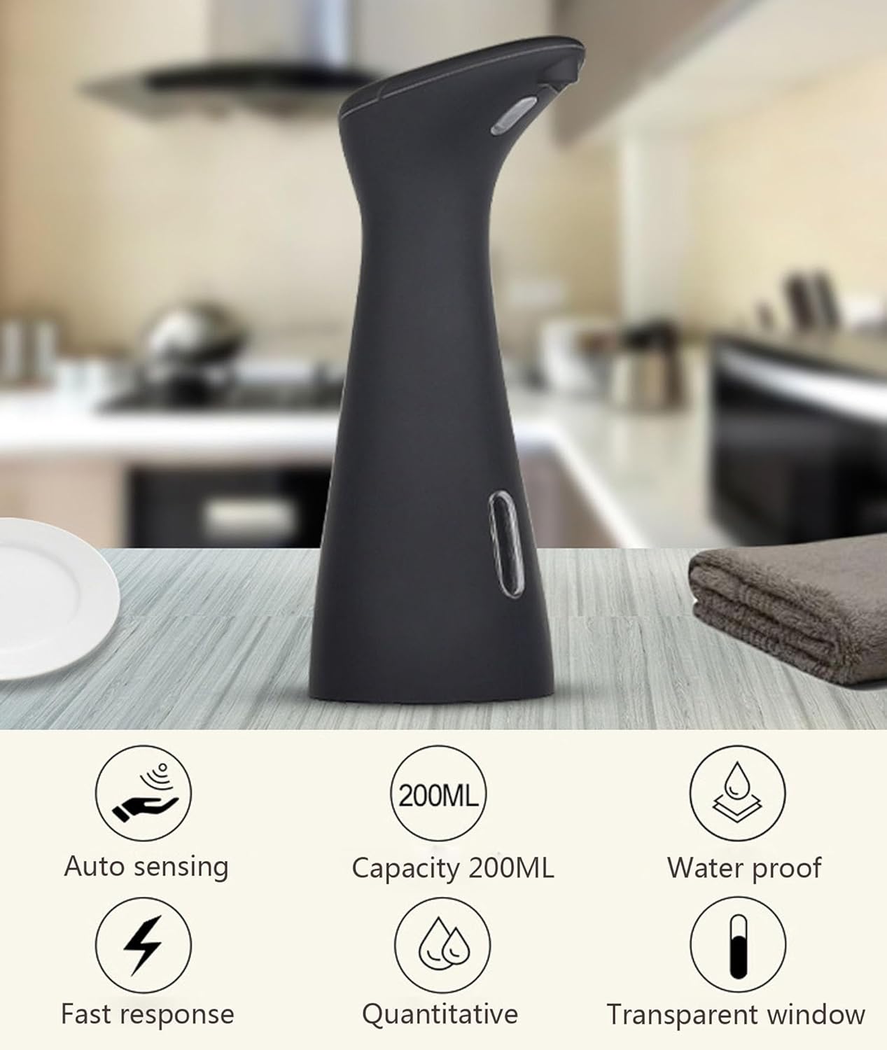 DISPENSADOR DE JABON LIQUIDO AUTOMATICO