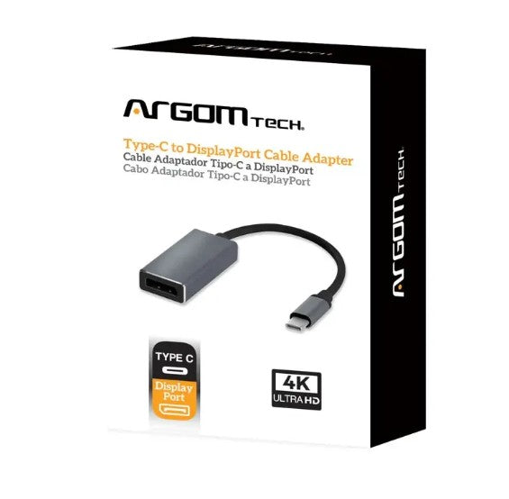 CABLE ADAPTADOR TIPO C A DISPLAYPORT ARGOMTECH