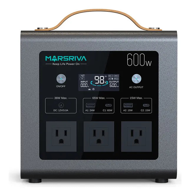 ESTACION DE ENERGIA MARSRIVA MP6 PLUS 600W 512WH