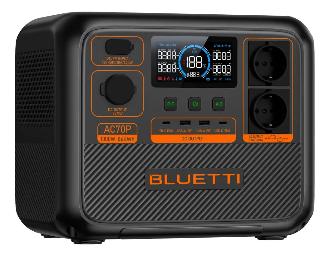 ESTACION DE ENERGIA BLUETTI AC70P 1000W 864WH