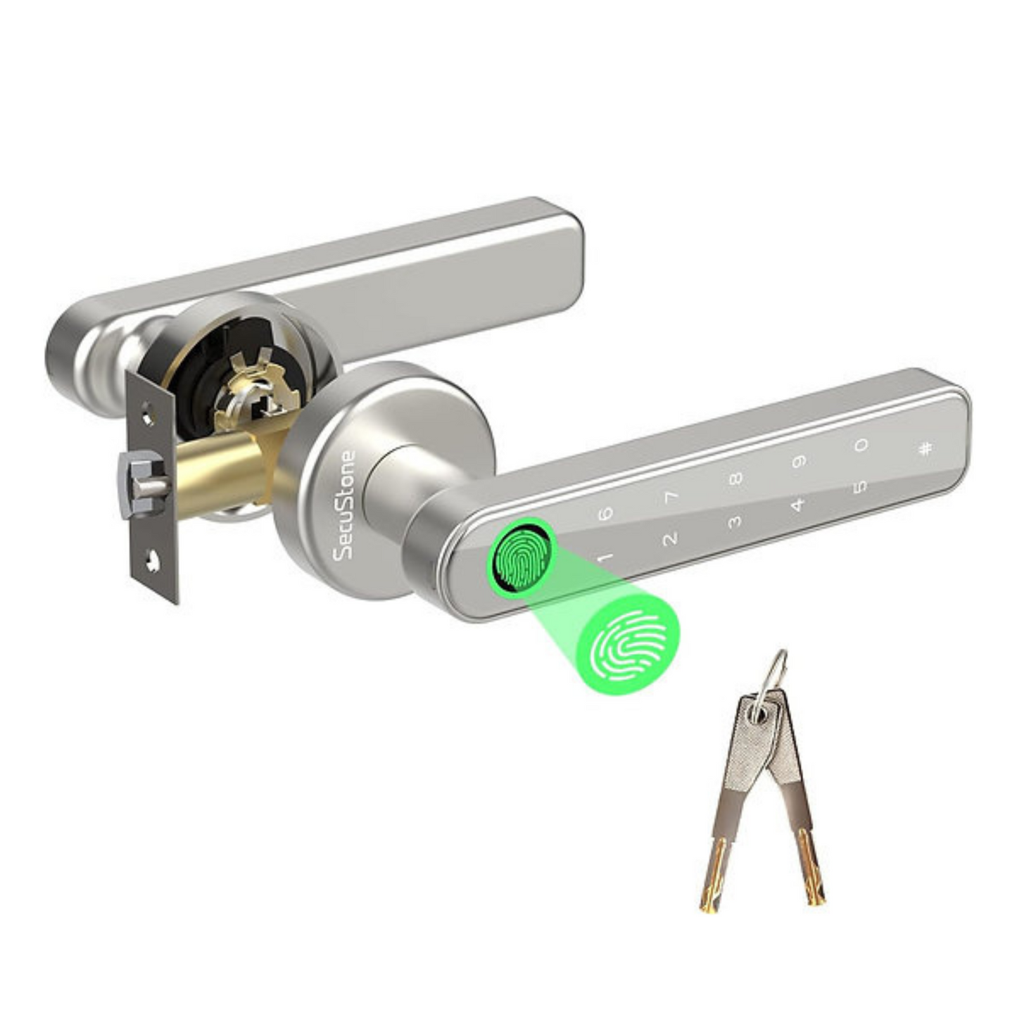 CERRADURA DE PUERTA INTELIGENTE DE MANILLA BLUETOOTH