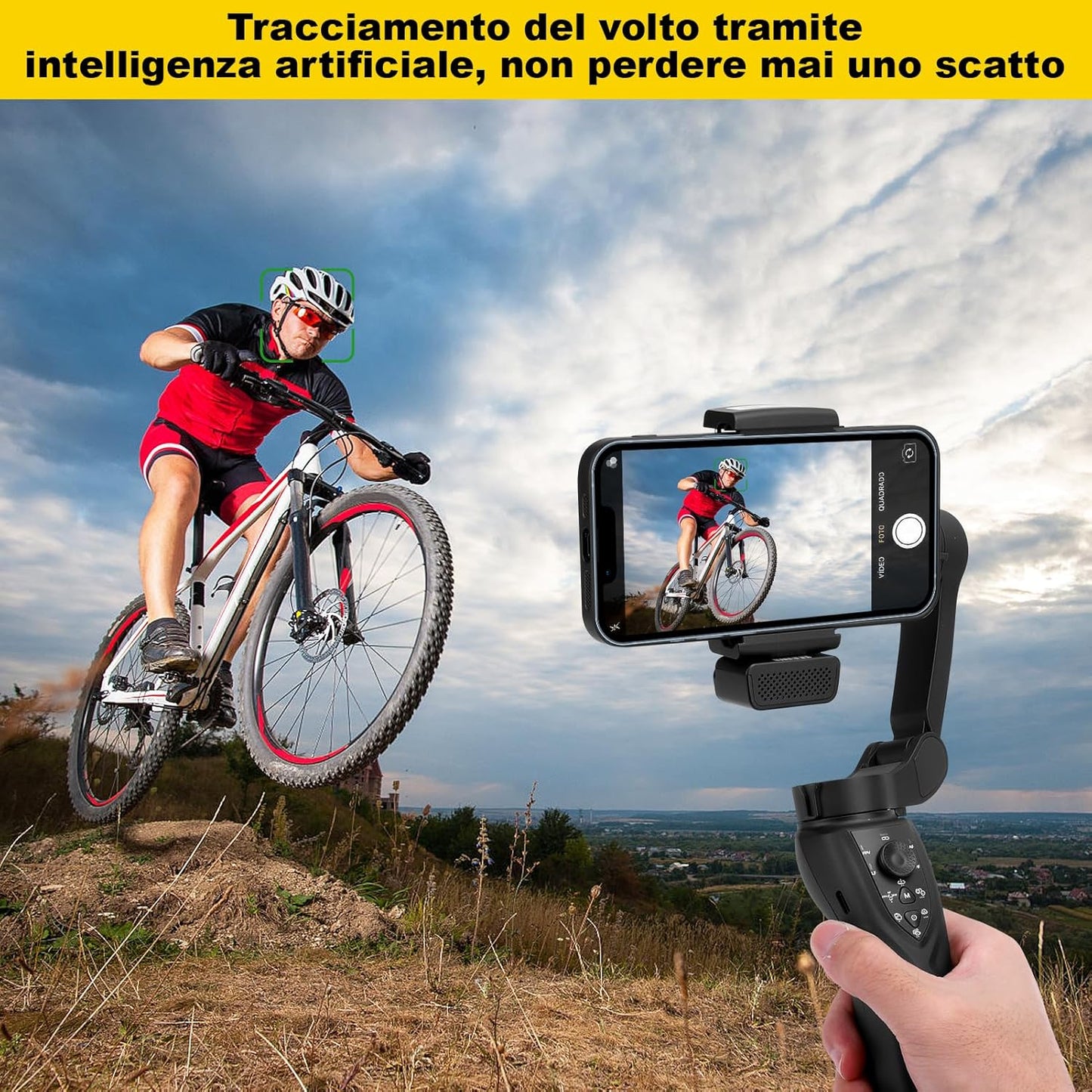GIMBAL ESTABILIZADOR F12 PLUS AI