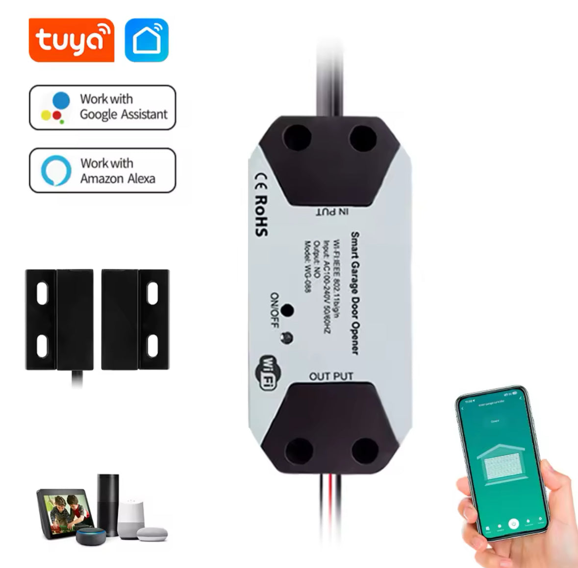 ABRIDOR INTELIGENTE PARA PORTON WIFI