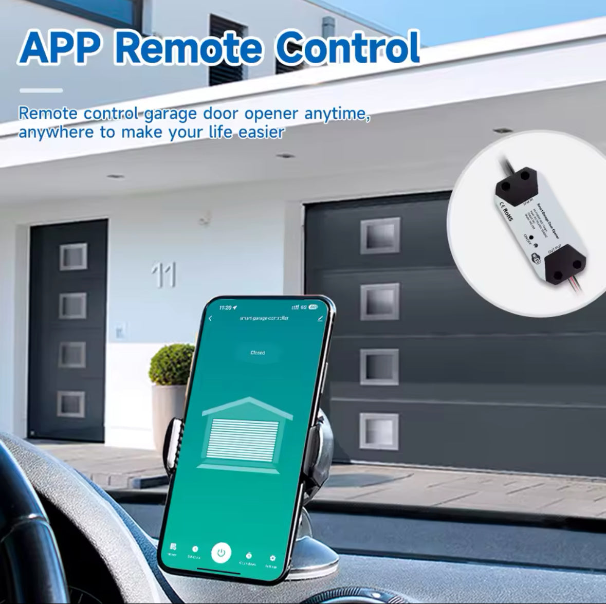 ABRIDOR INTELIGENTE PARA PORTON WIFI