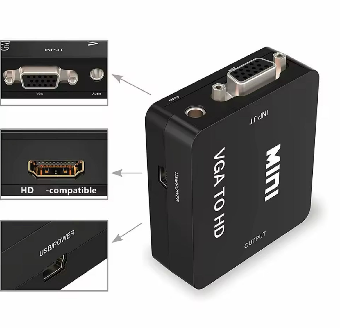 CONVERTIDOR DE HDMI A VGA
