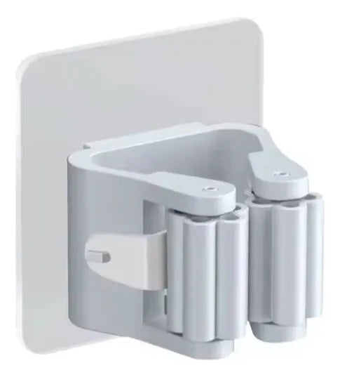 SOPORTE PARA CEPILLO DE ESCOBA DE PARED AUTOADHESIVO
