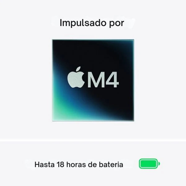 LAPTOP MACBOOK AIR M4 10 CORE CPU GPU 16GB 256GB SSD 15.3" SKY BLUE