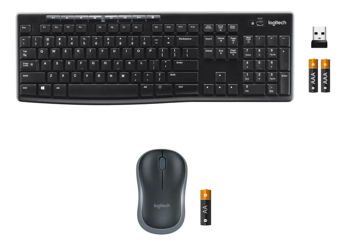 COMBO TECLADO Y MOUSE LOGITECH MK270 WIRELESS