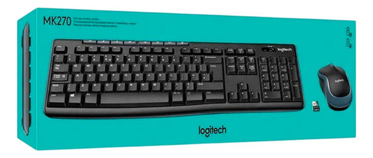 COMBO TECLADO Y MOUSE LOGITECH MK270 WIRELESS