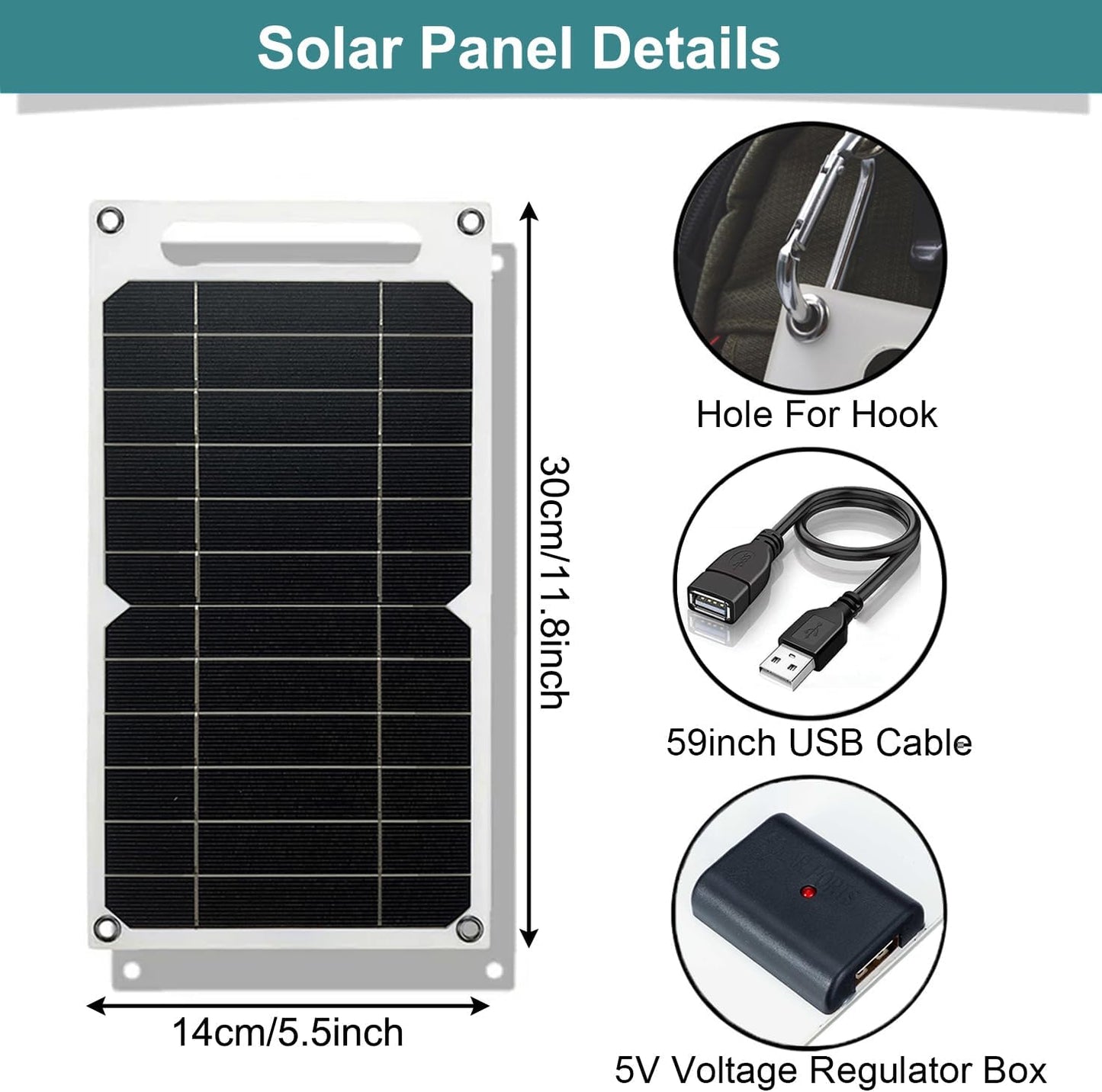 MINI PANEL SOLAR USB