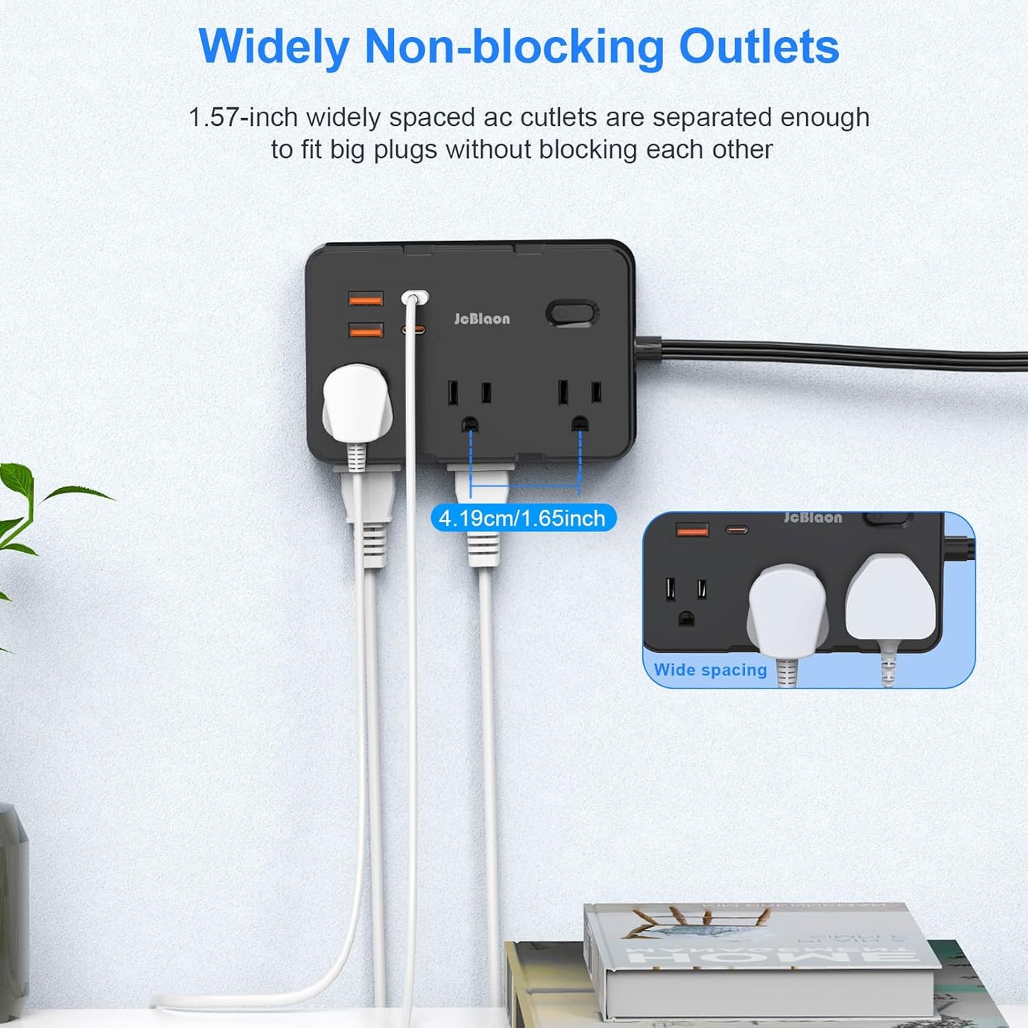REGLETA PROTECTORA CONTRA SOBRETENSION USB C