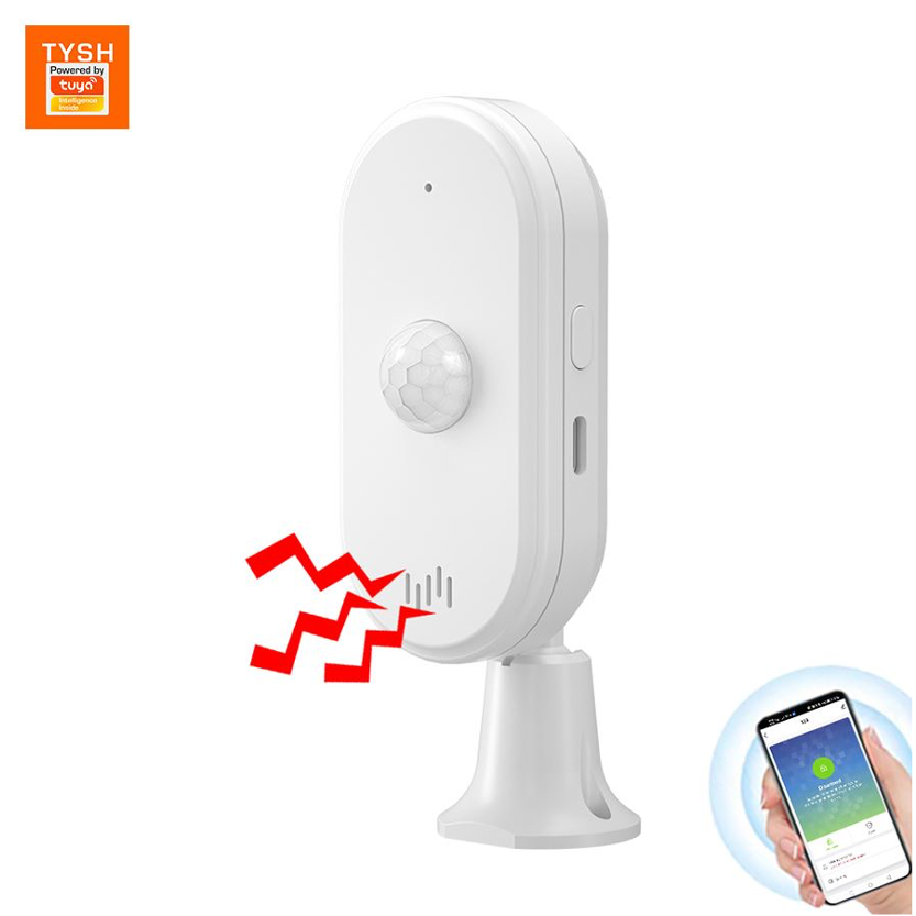 SENSOR DE MOVIMIENTO PIR INTELIGENTE WIFI CON SIRENA