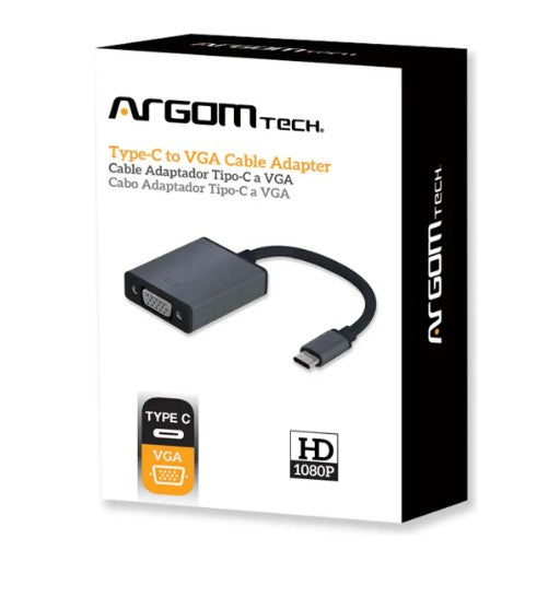 CABLE ADAPTADOR TIPO C A VGA ARGOMTECH