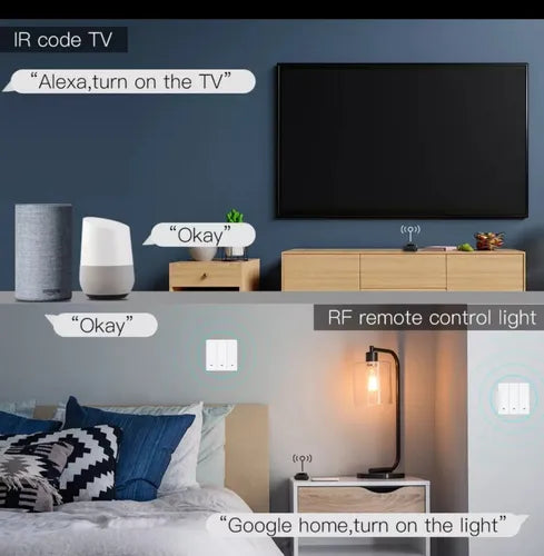 CONTROL REMOTO INTELIGENTE WIFI INFRARROJO IR + RF