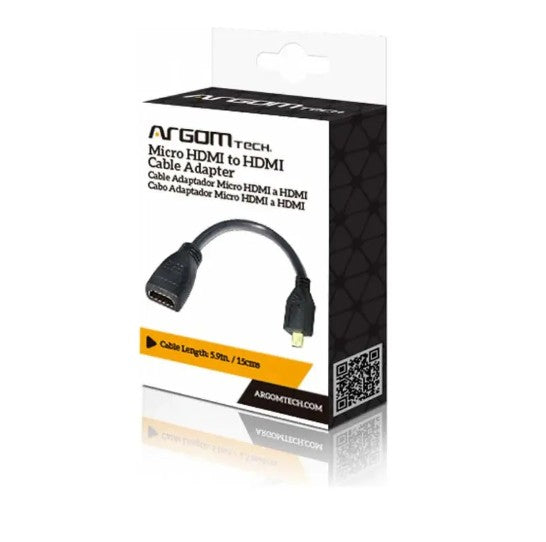 ADAPTADOR MICRO HDMI A HDMI ARGOMTECH