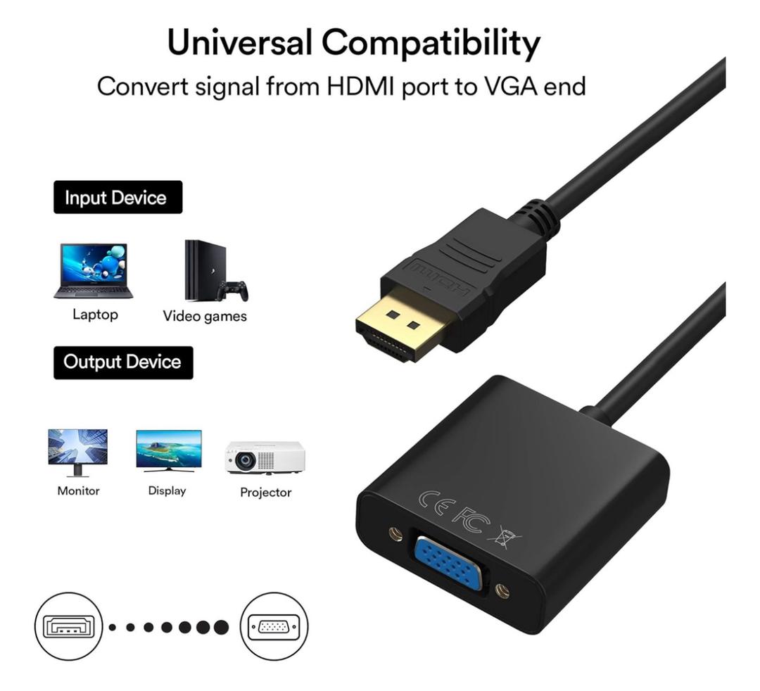 Cable HDMI adaptador VGA