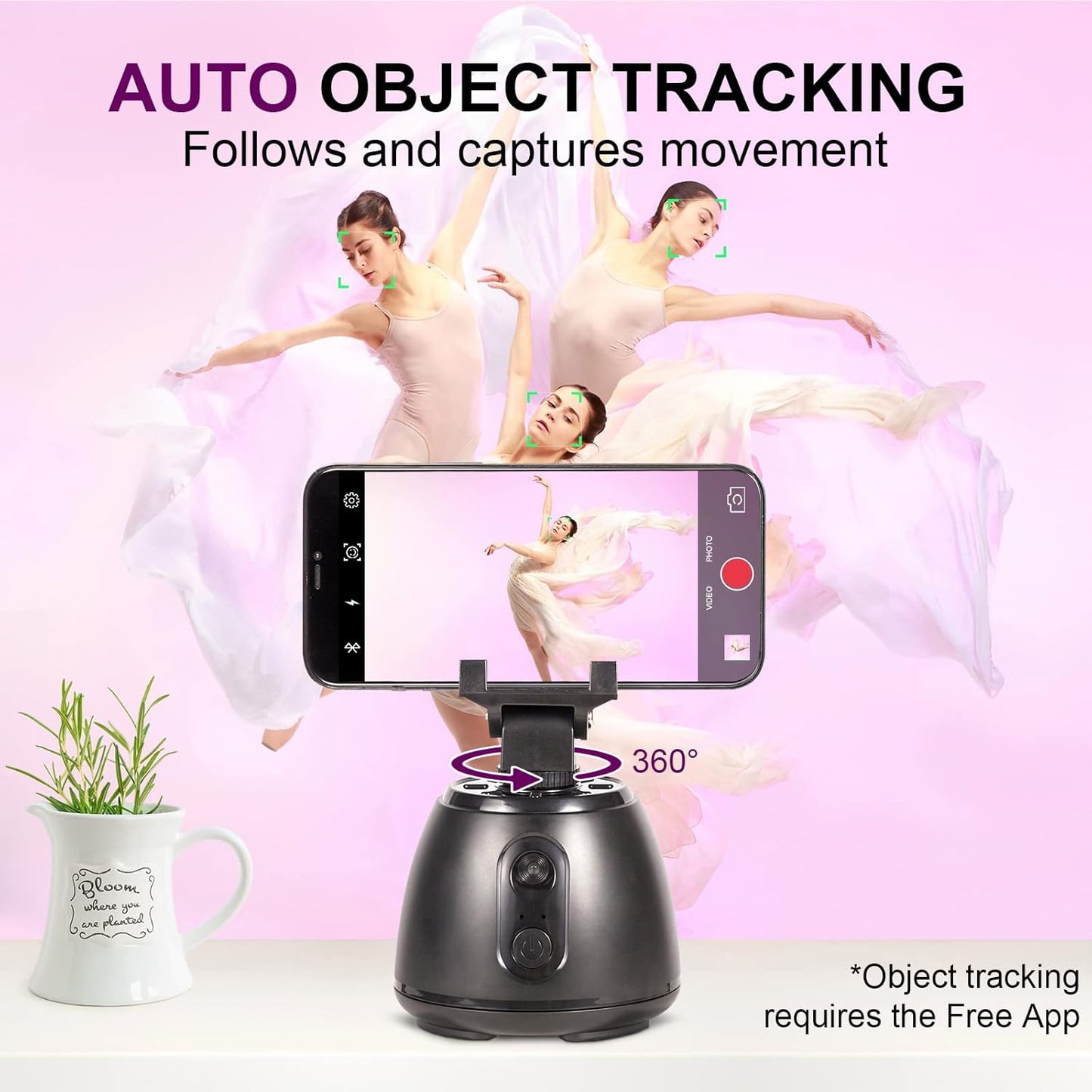 TRIPODE DE SEGUIMIENTO FACIAL PARA TELEFONO AUTOMATICO F4 PTZ