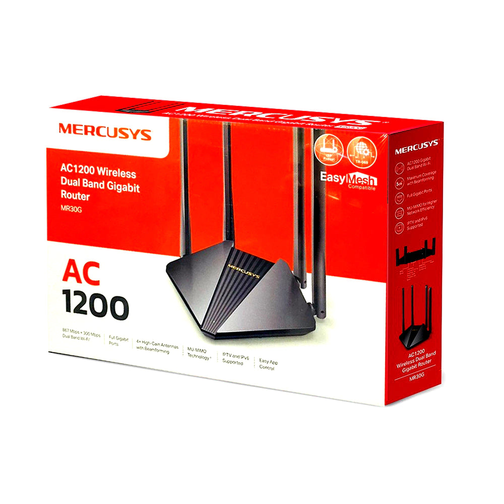 ROUTER MERCUSYS AC1200 MR30G DOBLE BANDA
